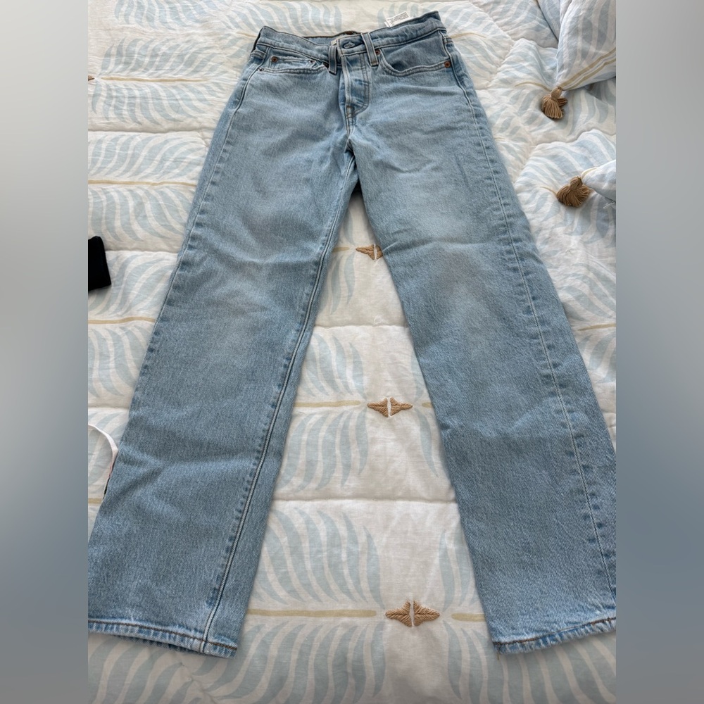 Levi’s wedge straight jeans
